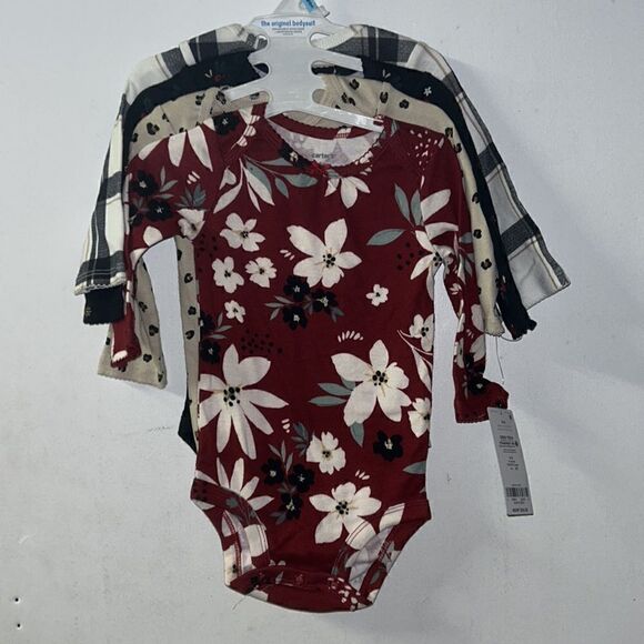 Nwt gorgeous carters holiday season long sleeve onesies - Picture 2 of 4